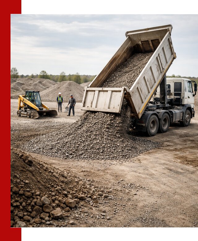 Доставка самосвалом 25 м³ в Ставрополе быстро и надежно