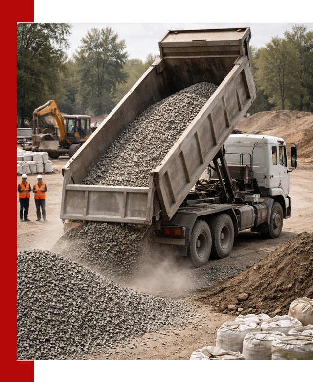 Аренда самосвала в Ставрополе для доставки сыпучих и нерудных материалов