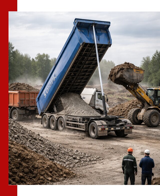 Аренда тонар 40 тонн в Ставрополе с доставкой материалов