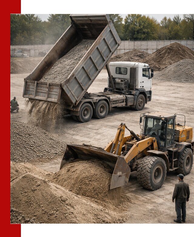 Перевозка сыпучих грузов самосвалами и бортовыми в Ставрополе