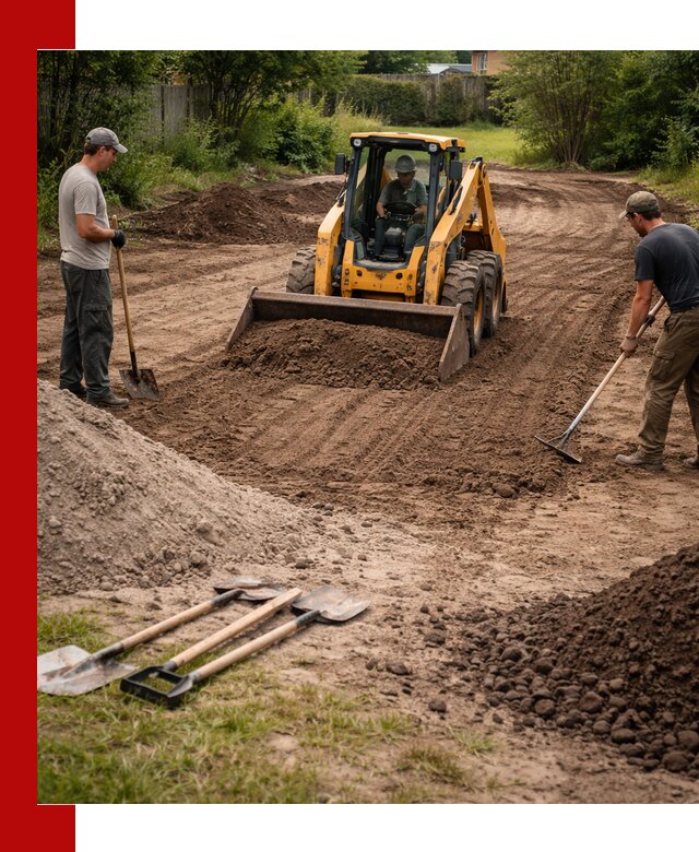 Планировка участка грунтом с вывозом и доставкой в Ставрополе