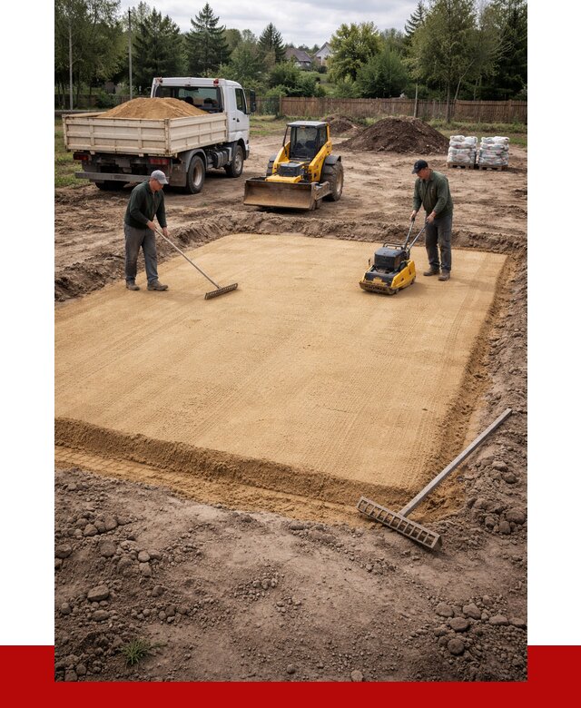 Устройство песчаной подушки в Ставрополе от 4673 р. ПРОНЕРУДСтв